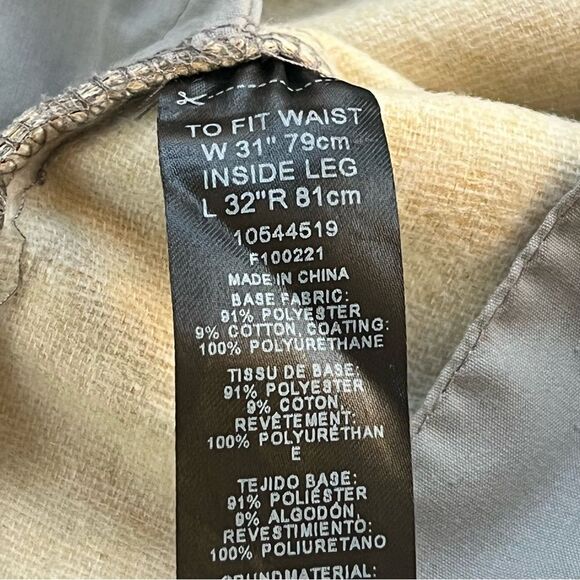 ASOS Faux Leather Pants Size 32 Grey Straight Leg Vegan Pants - Picture 6 of 6